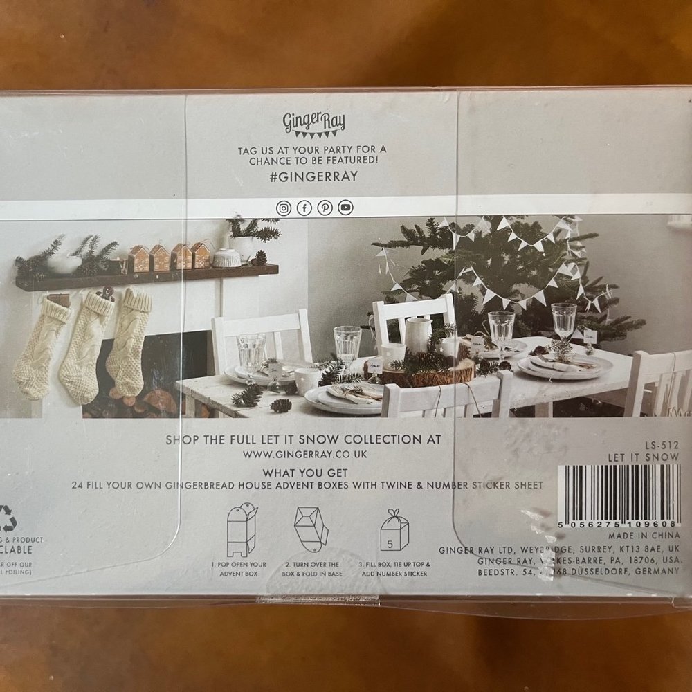 Gingerbread Advent Boxes - Picture 5 of 8